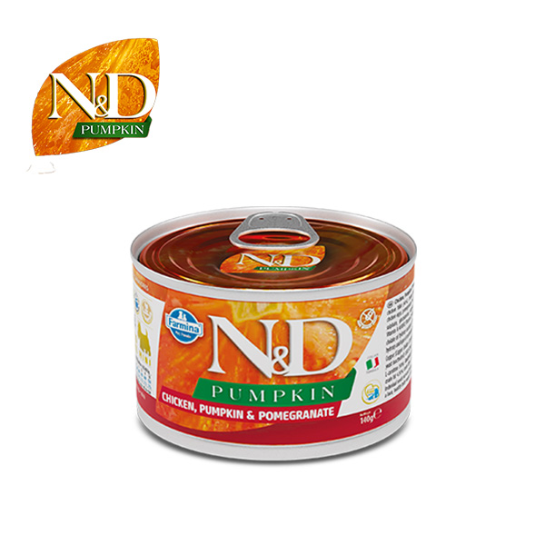 N&D Dog 단호박 닭고기와 석류 레시피(습식 캔) 140g