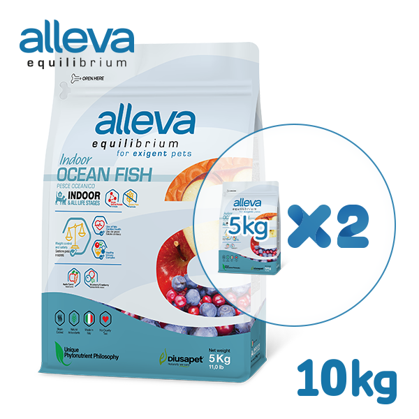 (전연령)알레바 이퀼리브리움 인도어캣 모노프로틴 청어레서피 10kg(5kg+5kg)