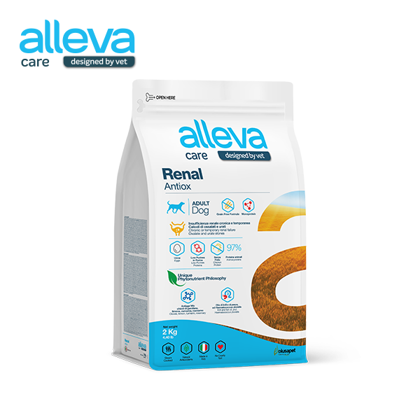 알레바 케어 그레인 프리 강아지 레날 안티옥스(신부전, 옥살레이트) 2kg
