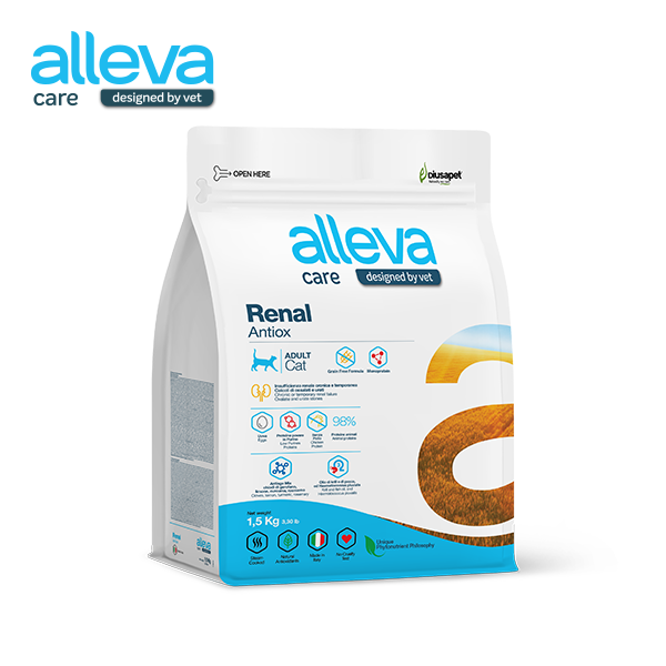 알레바 케어 그레인 프리 고양이 레날 안티옥스(신부전, 옥살레이트) 1.5kg (기한2026.1.25)