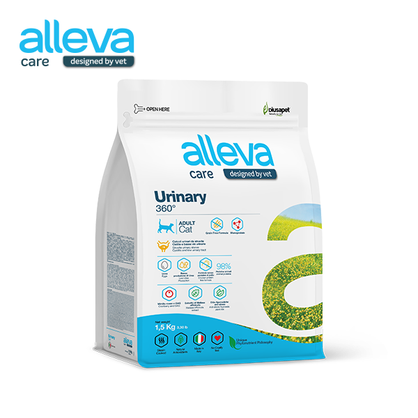 알레바 케어 그레인프리 고양이 유리너리 360(방광염, 스트루바이트 결석)1.5kg (기한2026.1.26)