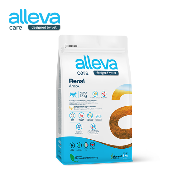 알레바 케어 그레인 프리 강아지 레날 안티옥스(신부전, 옥살레이트) 6kg
