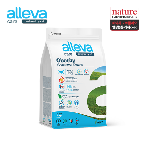 알레바 케어 그레인 프리 강아지 오베시티 글리세믹 컨트롤(비만, 당뇨) 2kg